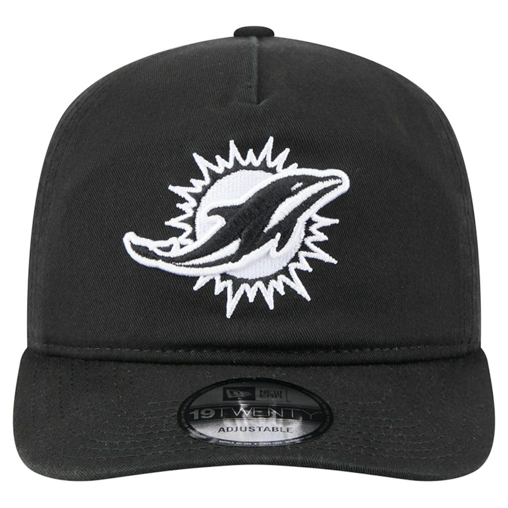 Miami Dolphins New Era 19TWENTY Adjustable Hat - Black/White discount