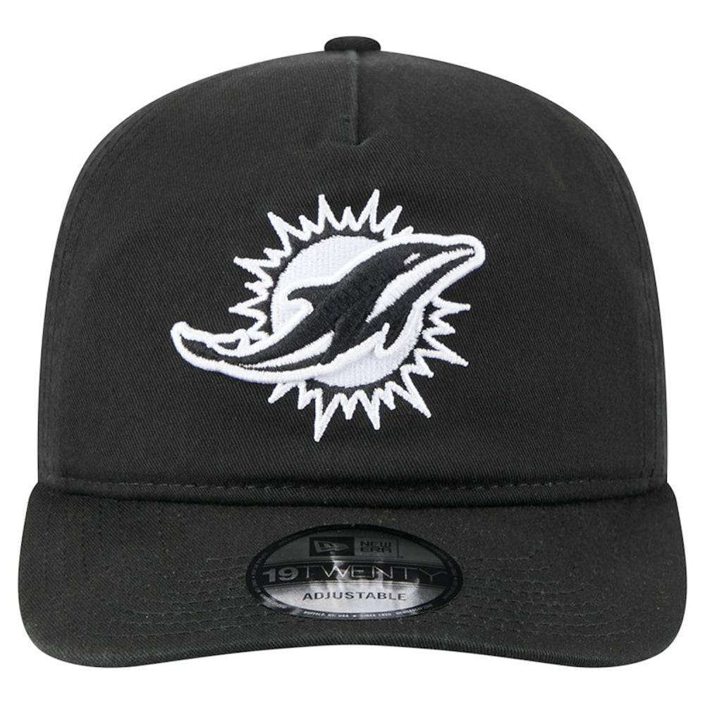 Miami Dolphins New Era 19TWENTY Adjustable Hat - Black/White discount