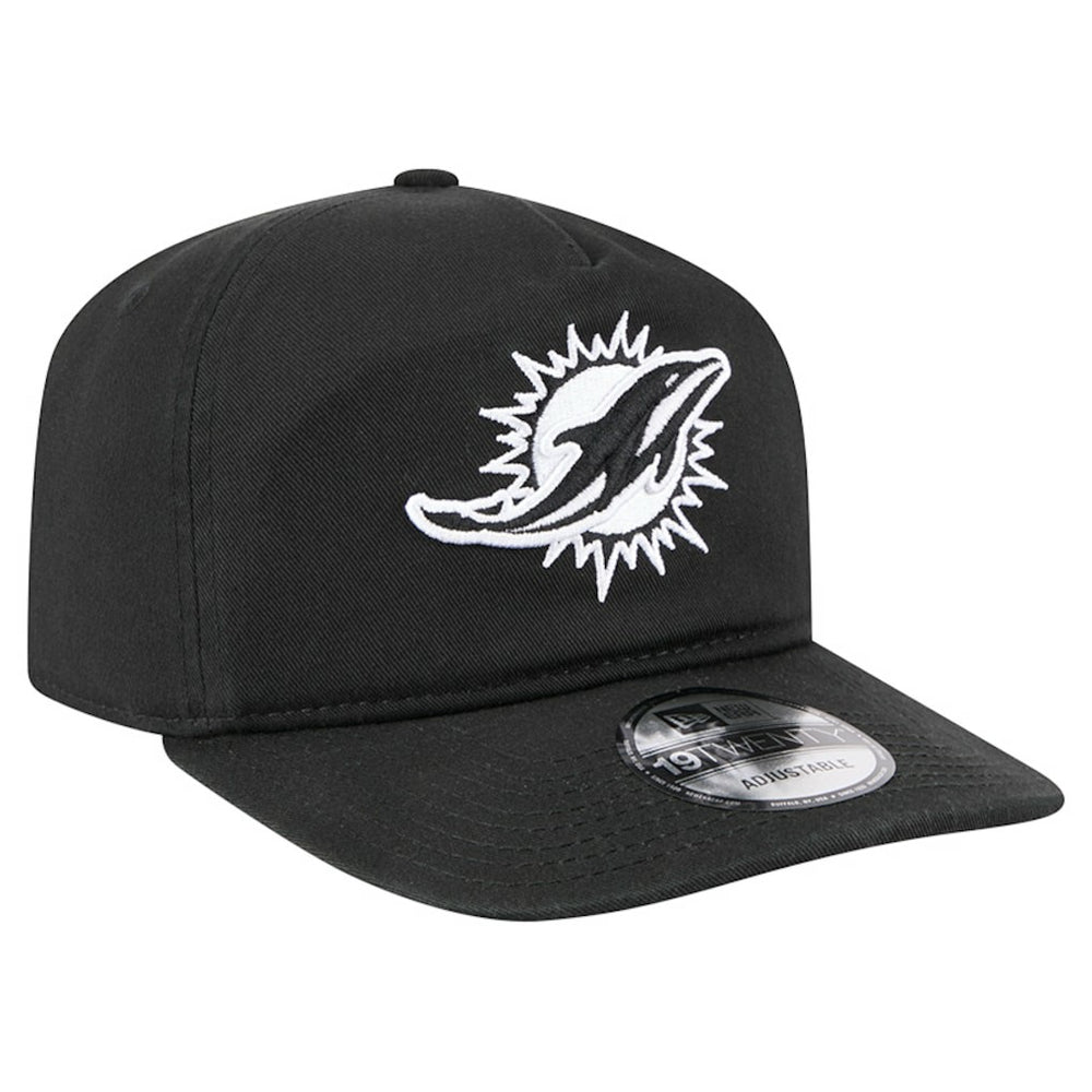Miami Dolphins New Era 19TWENTY Adjustable Hat - Black/White discount