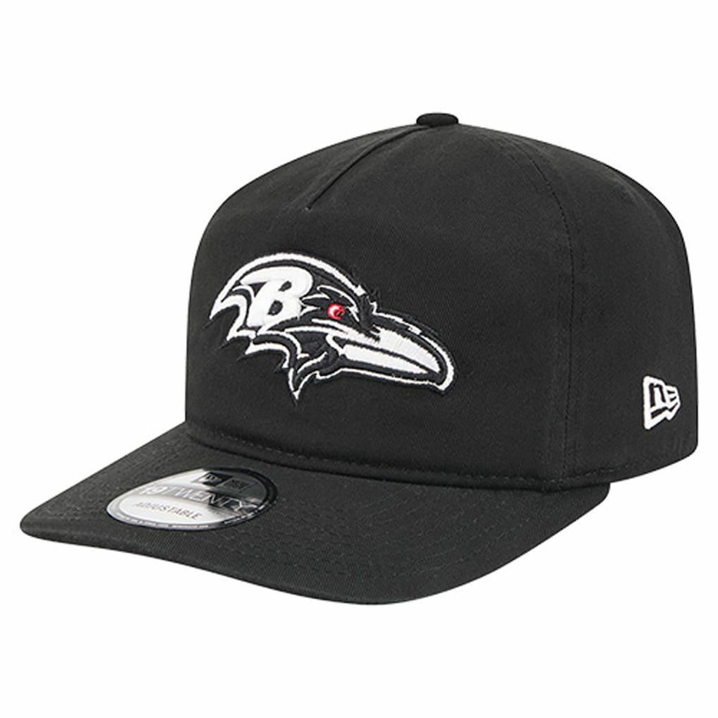Baltimore Ravens New Era 19TWENTY Adjustable Hat - Black/White cheap