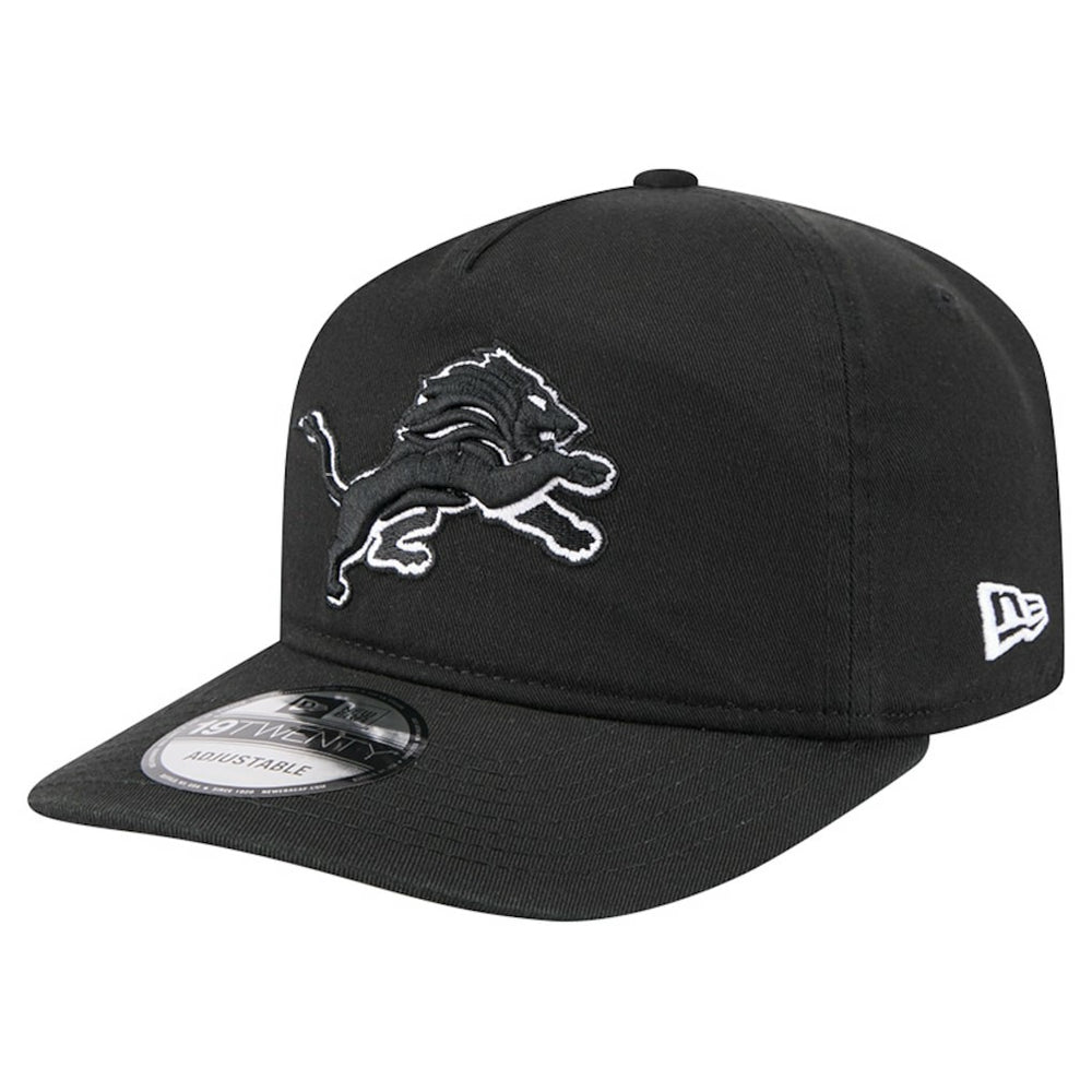 Detroit Lions New Era 19TWENTY Adjustable Hat - Black/White cheap