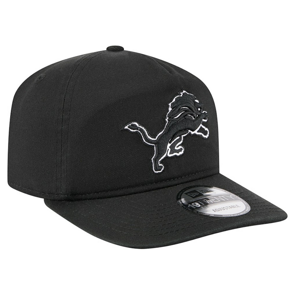 Detroit Lions New Era 19TWENTY Adjustable Hat - Black/White cheap