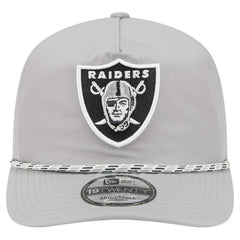 Las Vegas Raiders New Era Rope 19TWENTY Hat - Silver discount