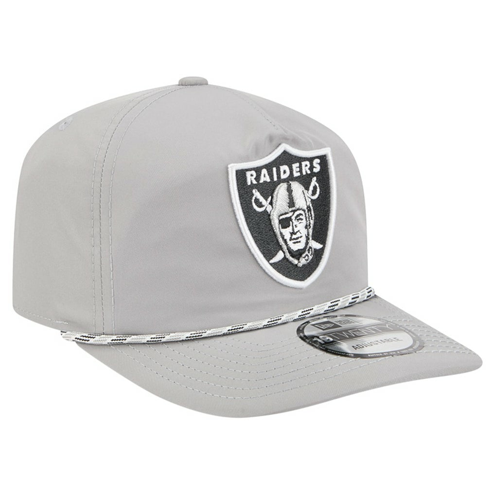 Las Vegas Raiders New Era Rope 19TWENTY Hat - Silver discount