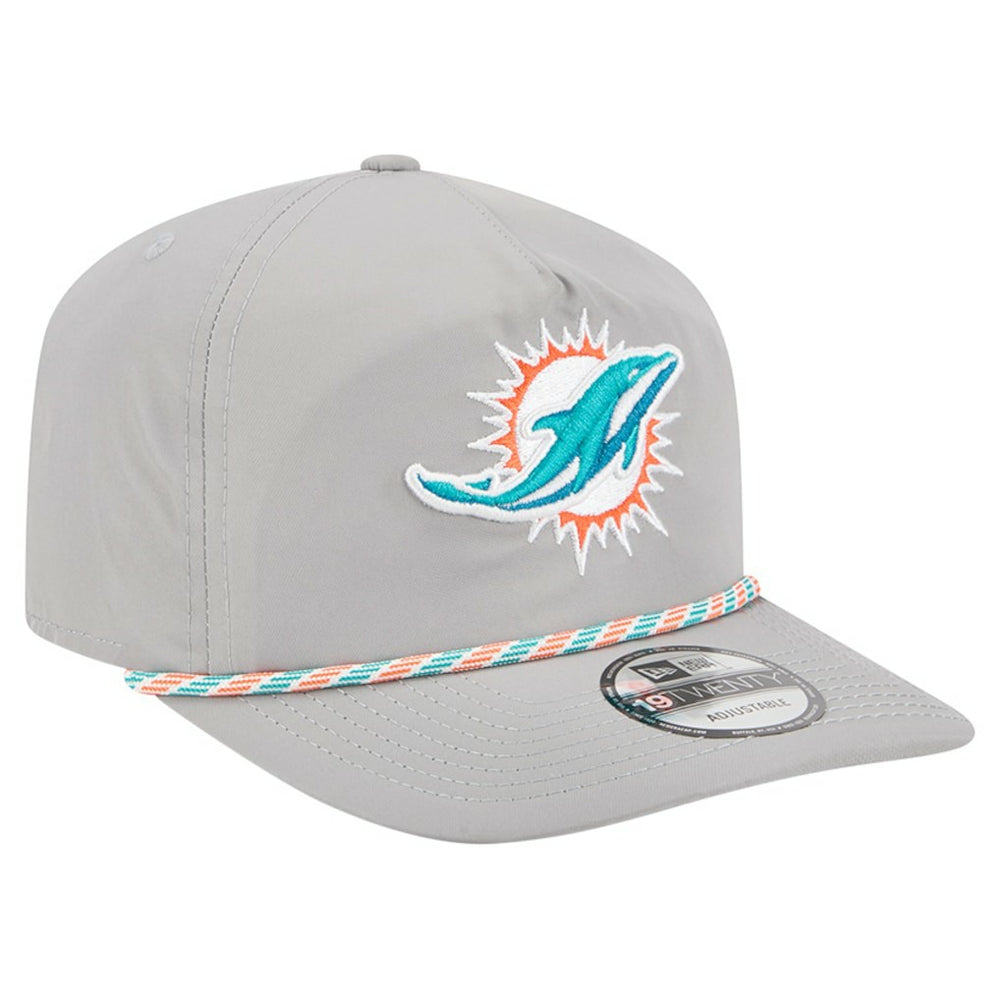 Miami Dolphins New Era Rope 19TWENTY Hat - Gray on sale