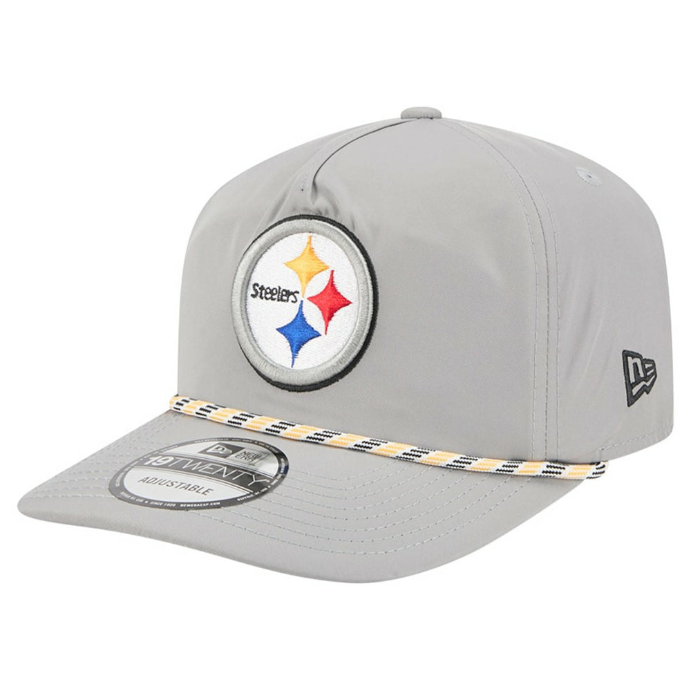 Pittsburgh Steelers New Era Rope 19TWENTY Hat - Gray on sale