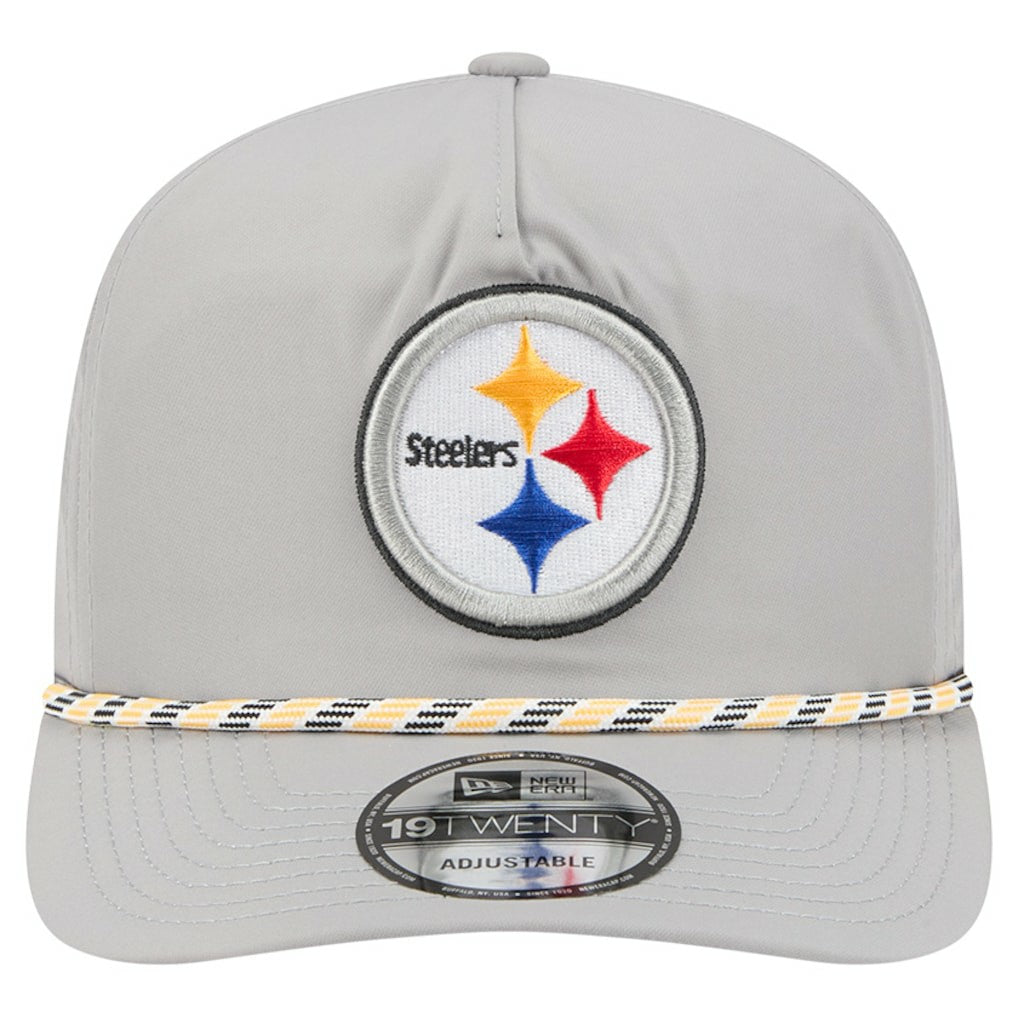 Pittsburgh Steelers New Era Rope 19TWENTY Hat - Gray on sale
