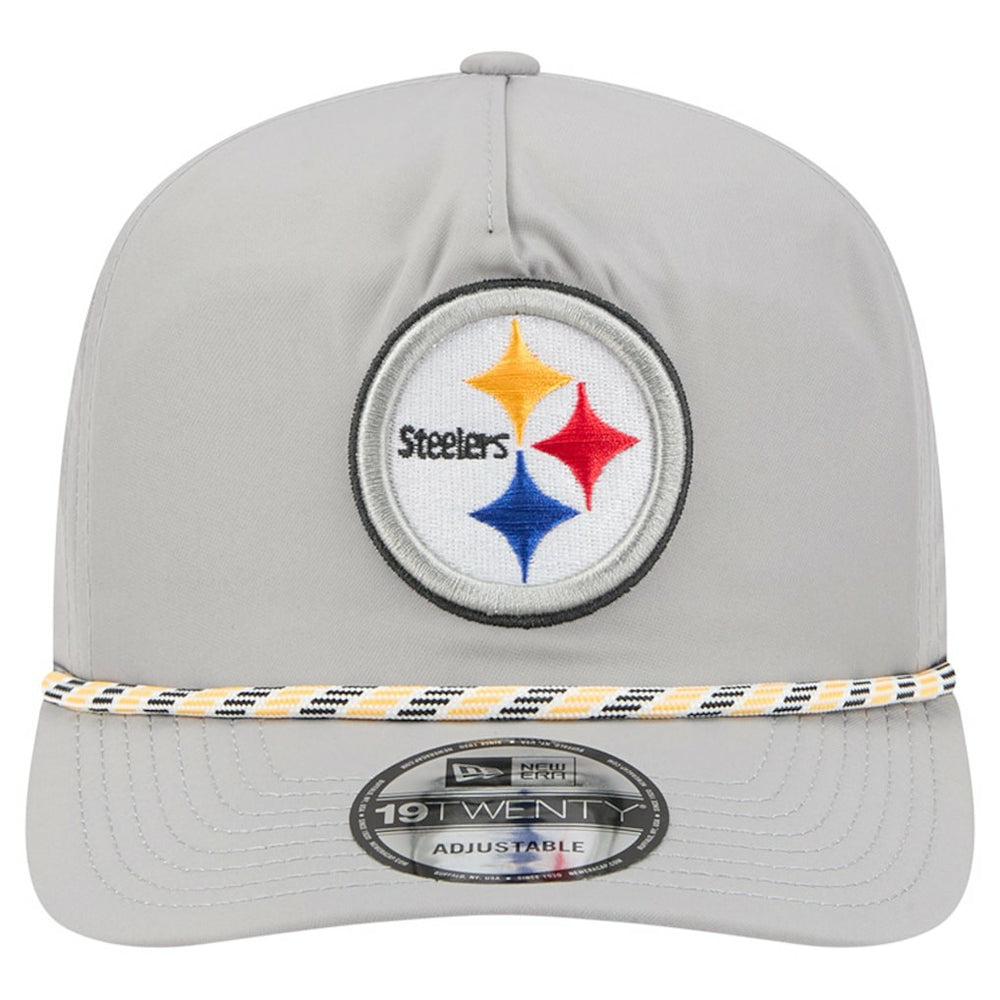 Pittsburgh Steelers New Era Rope 19TWENTY Hat - Gray on sale