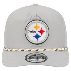 Pittsburgh Steelers New Era Rope 19TWENTY Hat - Gray on sale