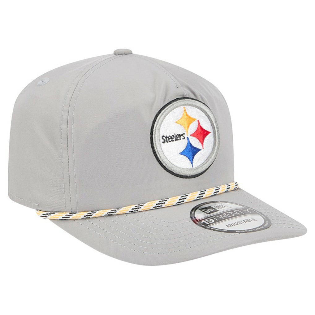 Pittsburgh Steelers New Era Rope 19TWENTY Hat - Gray on sale