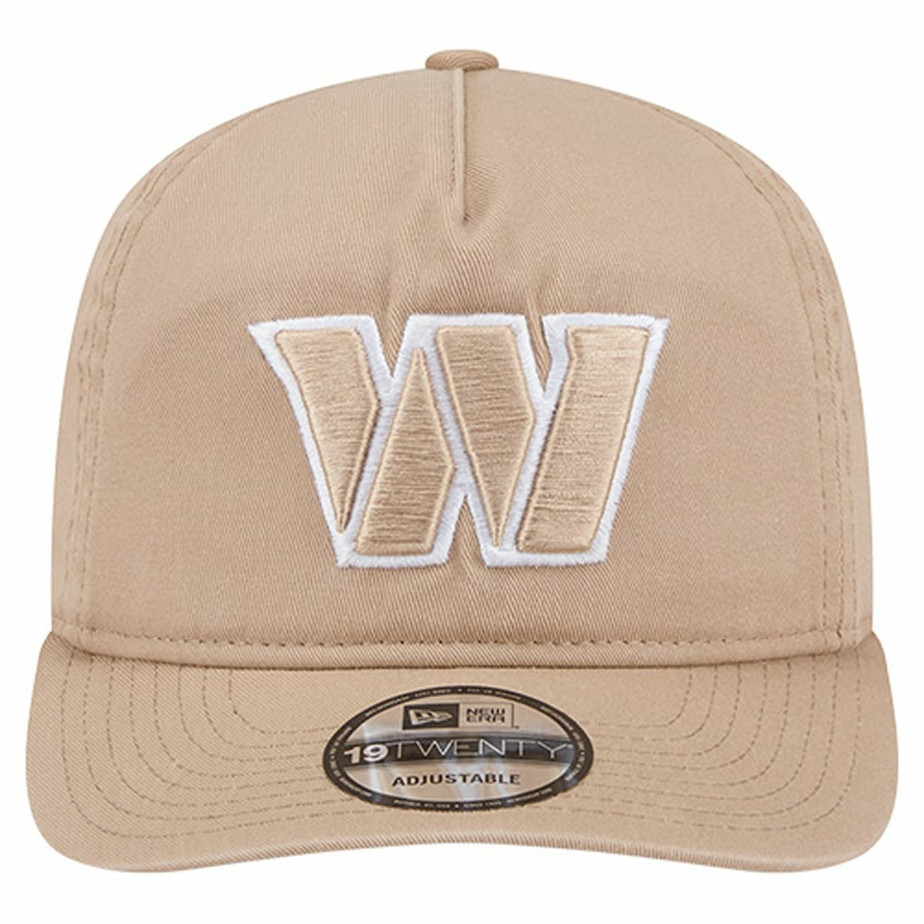 Washington Commanders New Era 19TWENTY Adjustable Hat - Tan discount