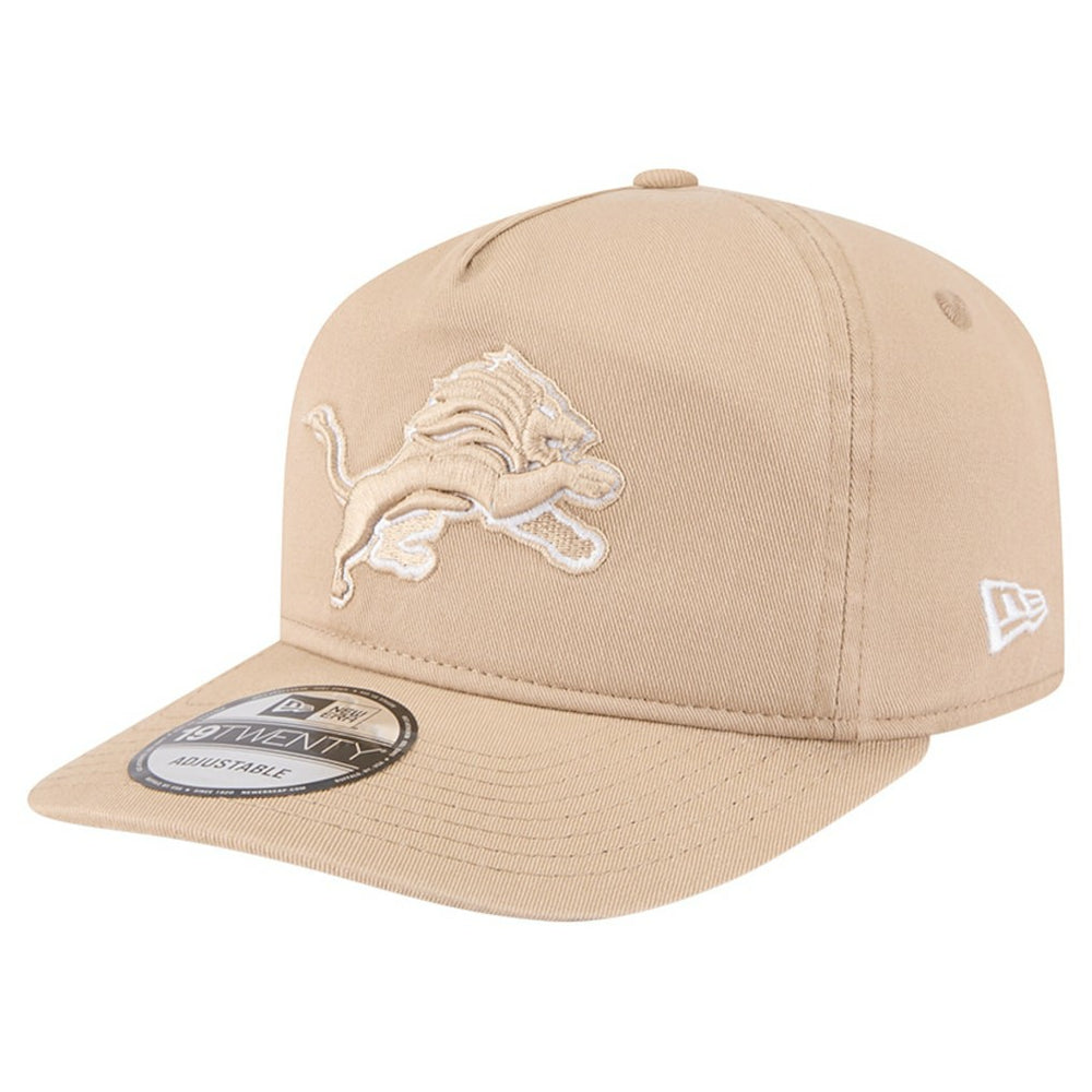 Detroit Lions New Era 19TWENTY Adjustable Hat - Tan sale