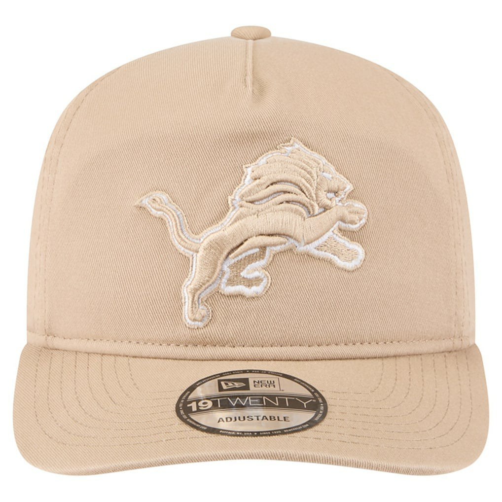 Detroit Lions New Era 19TWENTY Adjustable Hat - Tan sale