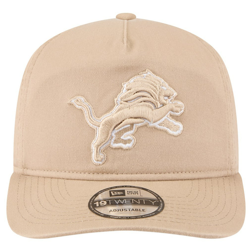 Detroit Lions New Era 19TWENTY Adjustable Hat - Tan sale