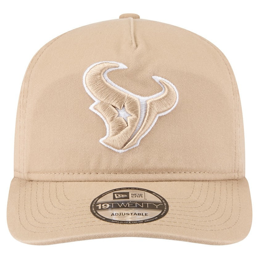 Houston Texans New Era 19TWENTY Adjustable Hat - Tan discount