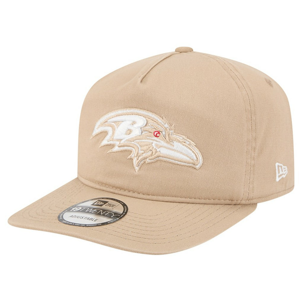Baltimore Ravens New Era 19TWENTY Adjustable Hat - Tan sale