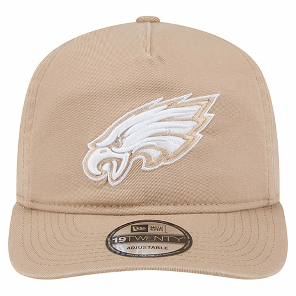 Philadelphia Eagles New Era 19TWENTY Adjustable Hat - Tan discount