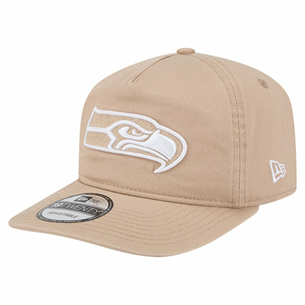 Seattle Seahawks New Era 19TWENTY Adjustable Hat - Tan cheap