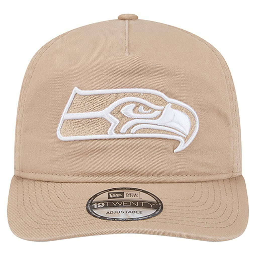 Seattle Seahawks New Era 19TWENTY Adjustable Hat - Tan cheap
