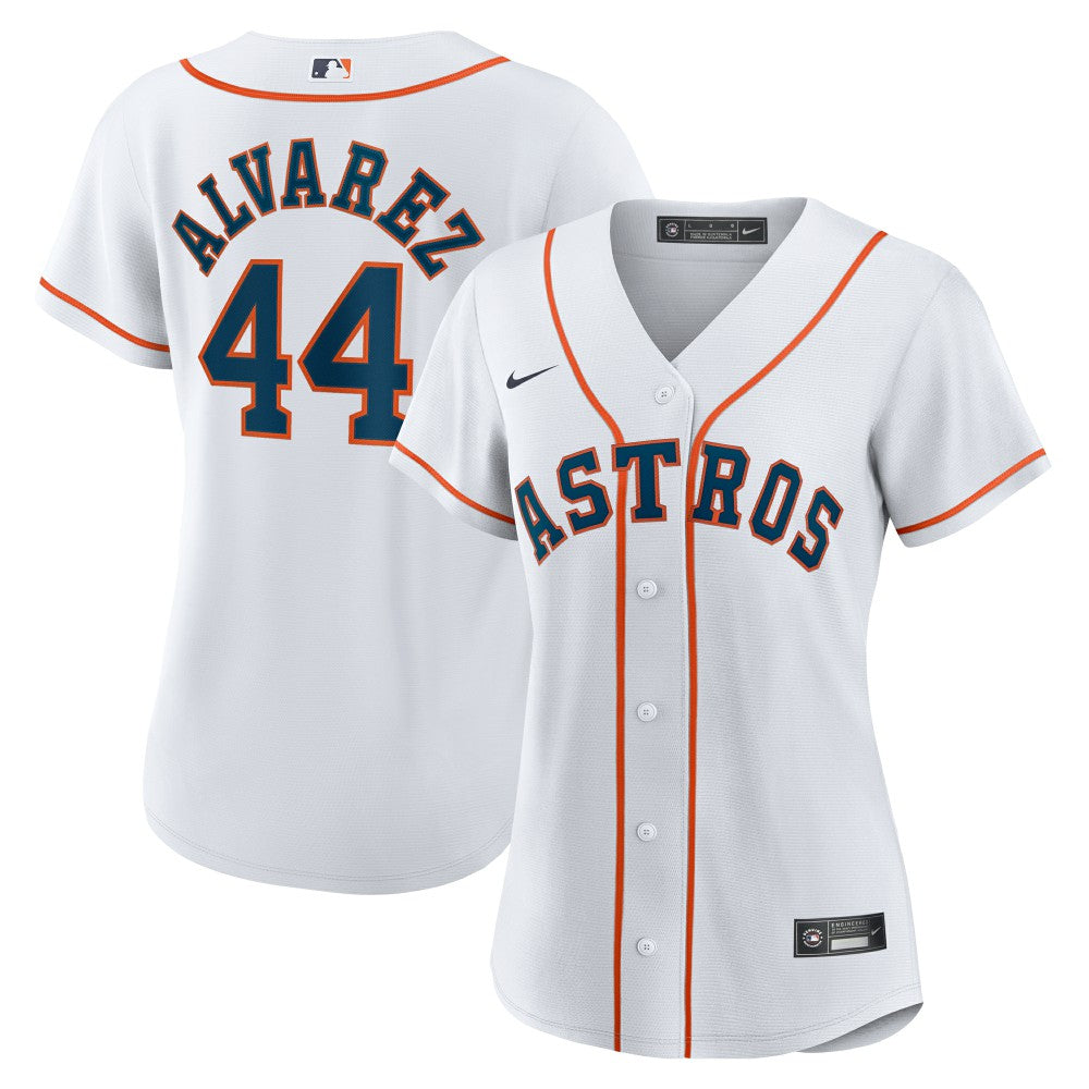 Yordan Alvarez Houston Astros Women's Home Replica Jersey White
