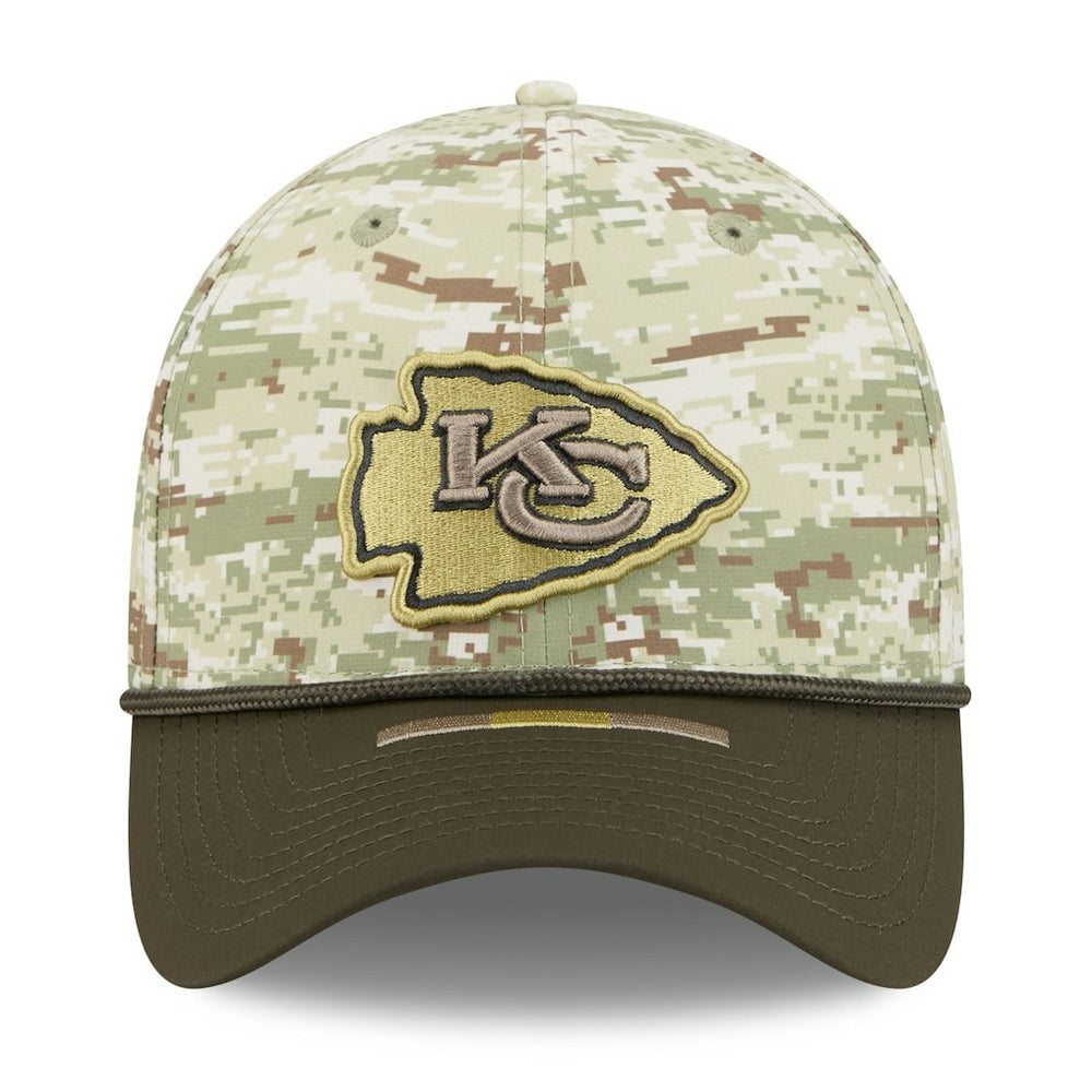 Kansas City Chiefs New Era 2025 Salute to Service 39THIRTY Flex Hat - Camo for sale