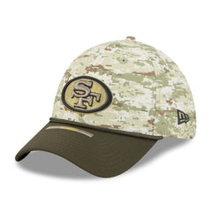 San Francisco 49ers New Era 2025 Salute to Service 39THIRTY Flex Hat - Camo on sale