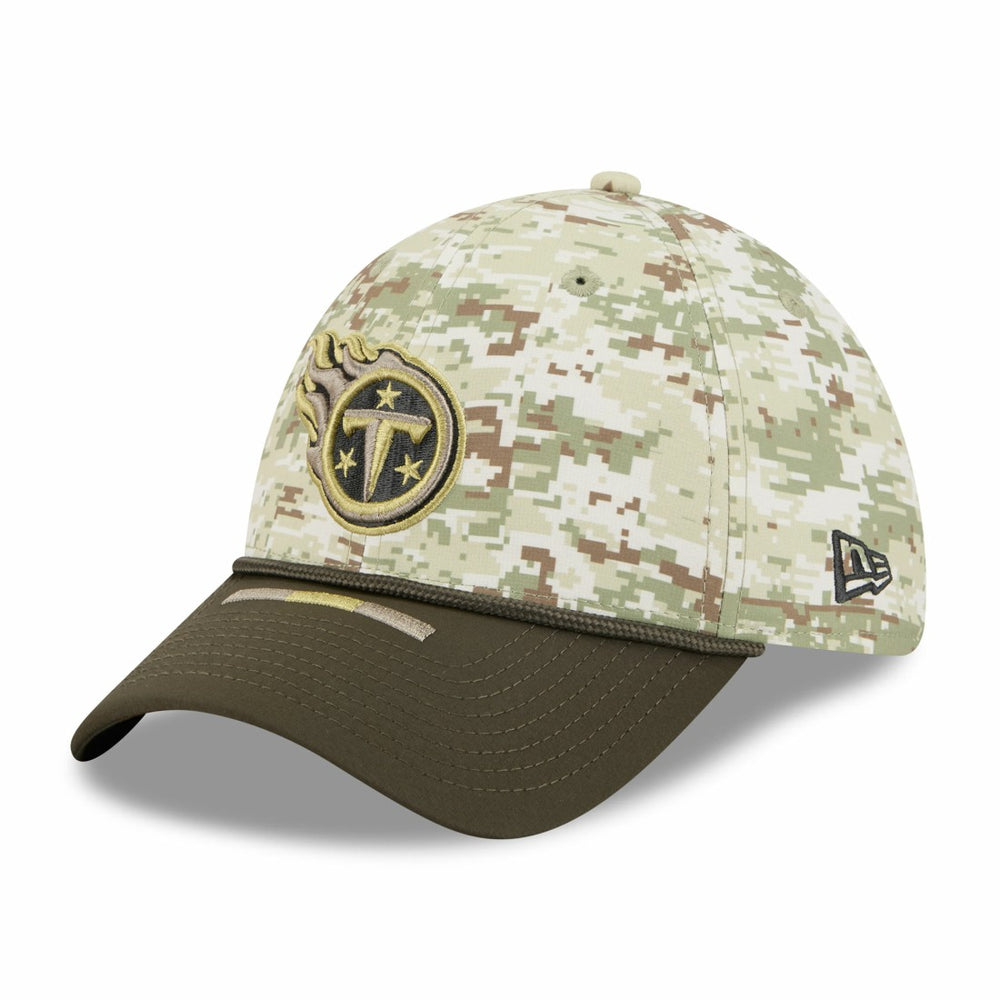 Tennessee Titans New Era 2025 Salute to Service 39THIRTY Flex Hat - Camo sale