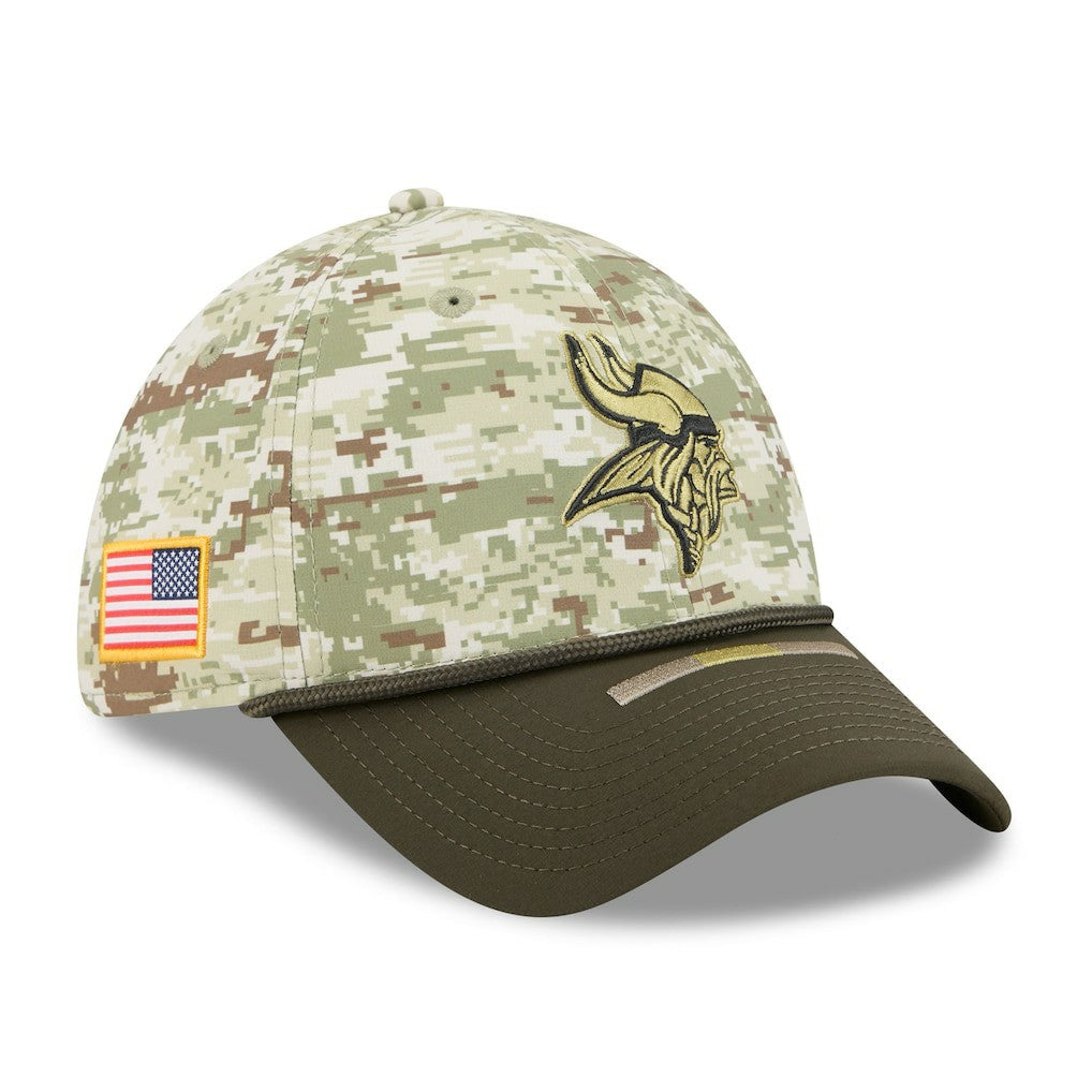 Minnesota Vikings New Era 2025 Salute to Service 39THIRTY Flex Hat - Camo cheap