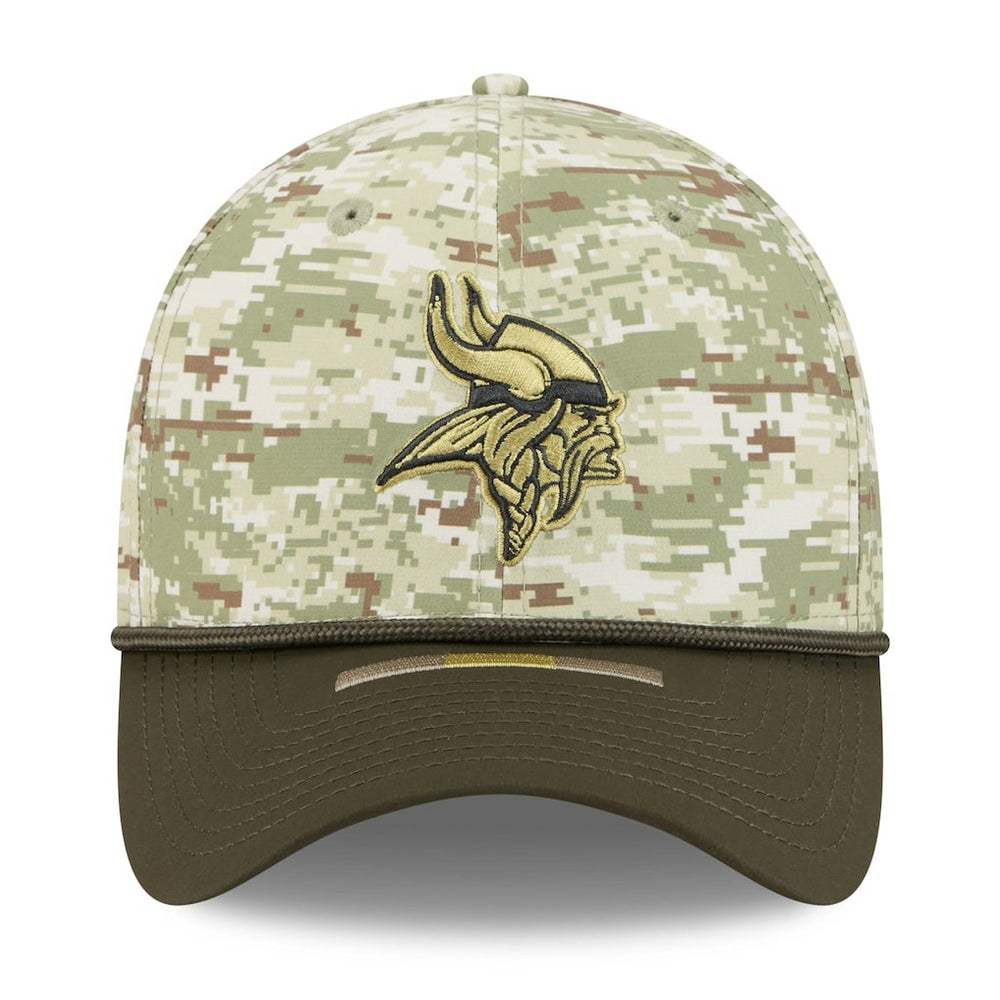 Minnesota Vikings New Era 2025 Salute to Service 39THIRTY Flex Hat - Camo cheap