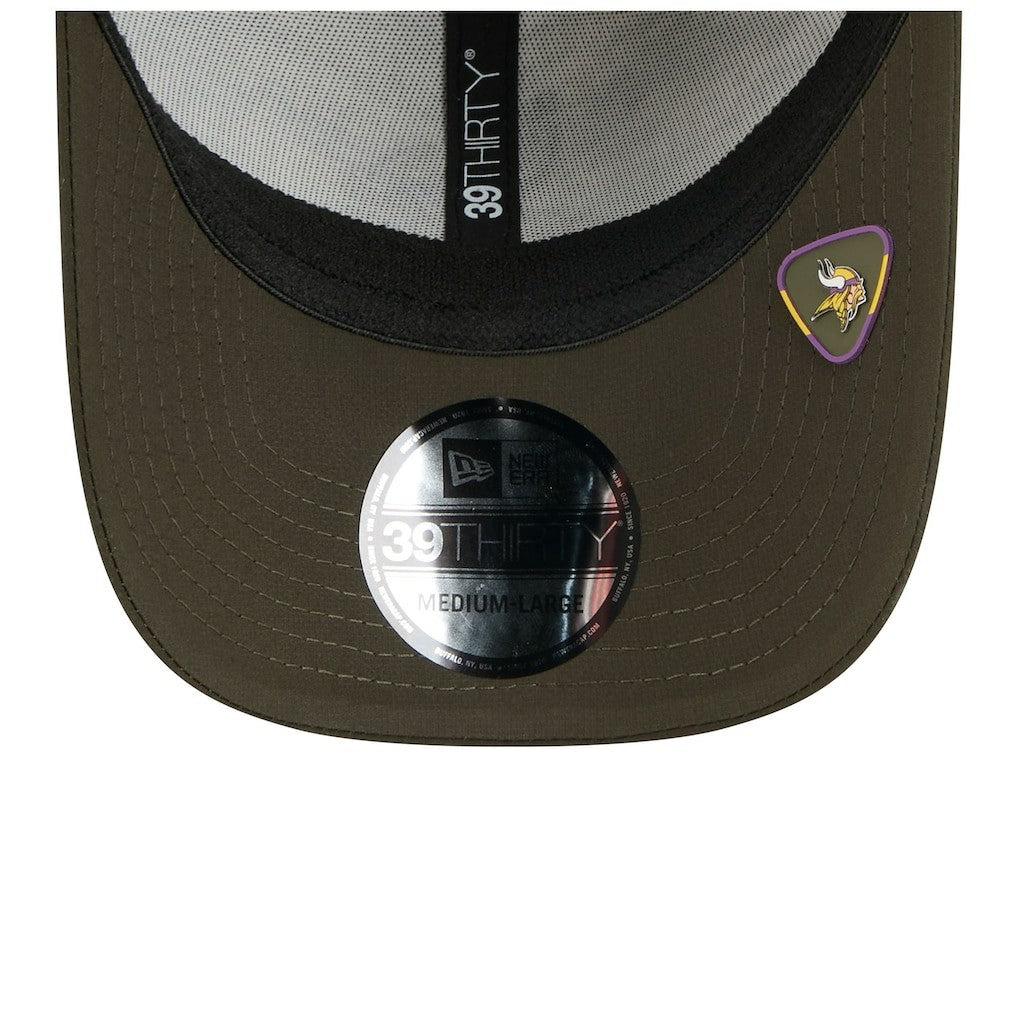 Minnesota Vikings New Era 2025 Salute to Service 39THIRTY Flex Hat - Camo cheap