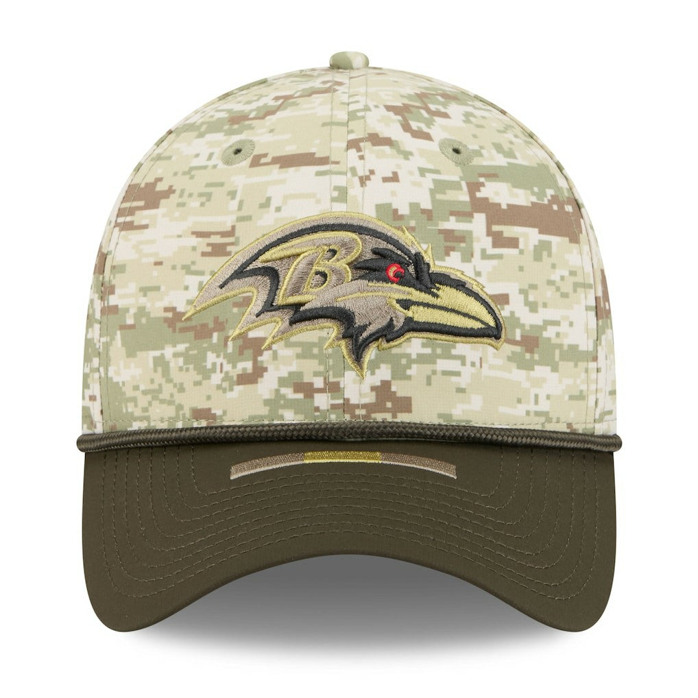 Baltimore Ravens New Era 2025 Salute to Service 39THIRTY Flex Hat - Camo on sale