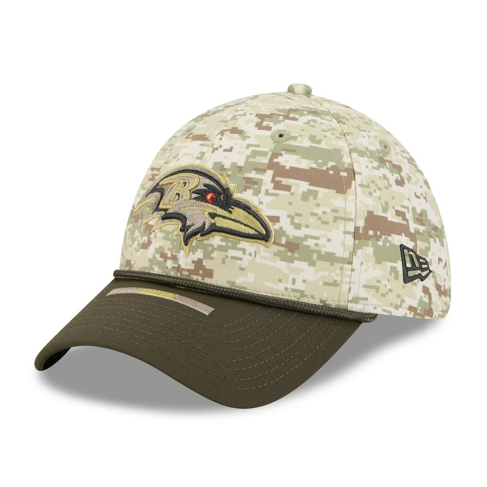 Baltimore Ravens New Era 2025 Salute to Service 39THIRTY Flex Hat - Camo on sale