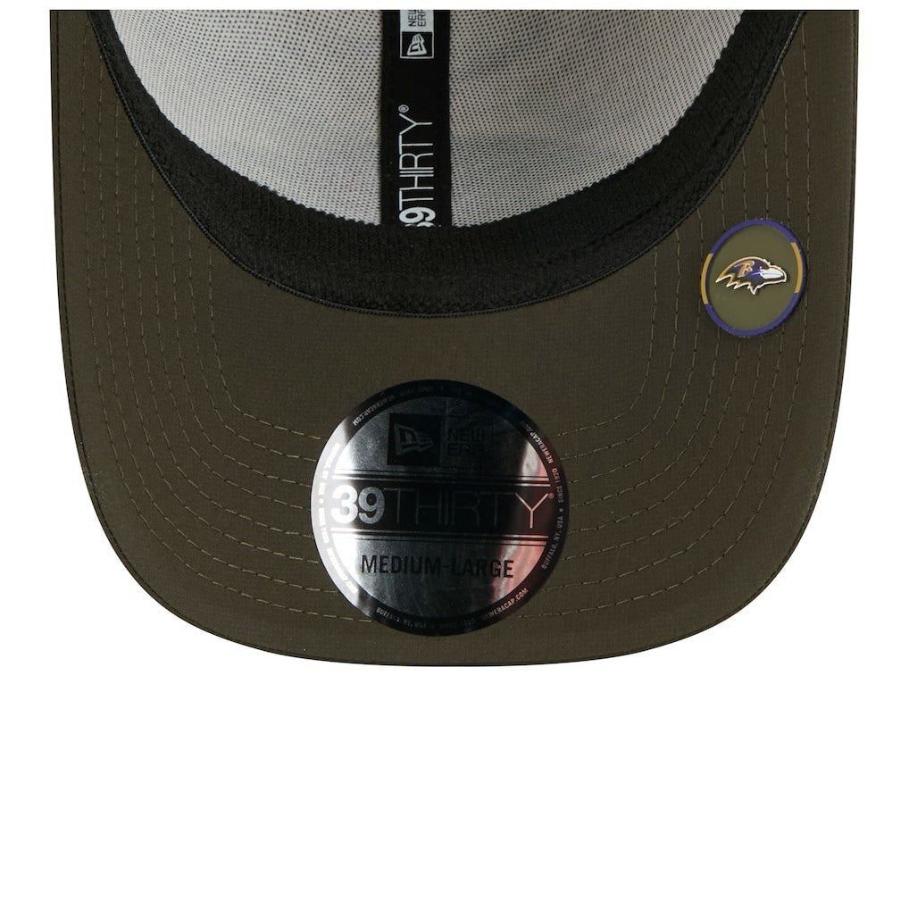 Baltimore Ravens New Era 2025 Salute to Service 39THIRTY Flex Hat - Camo on sale