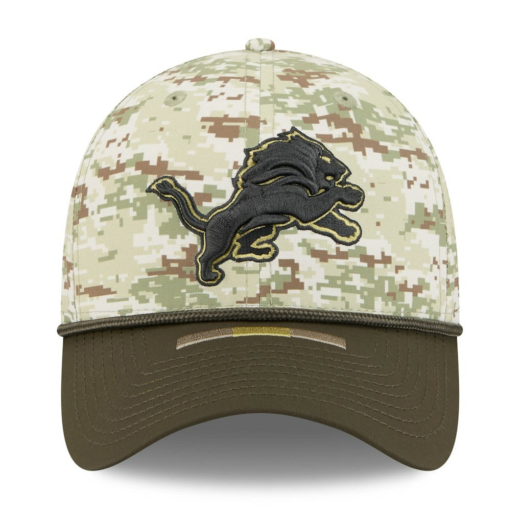 Detroit Lions New Era 2025 Salute to Service 39THIRTY Flex Hat - Camo cheap