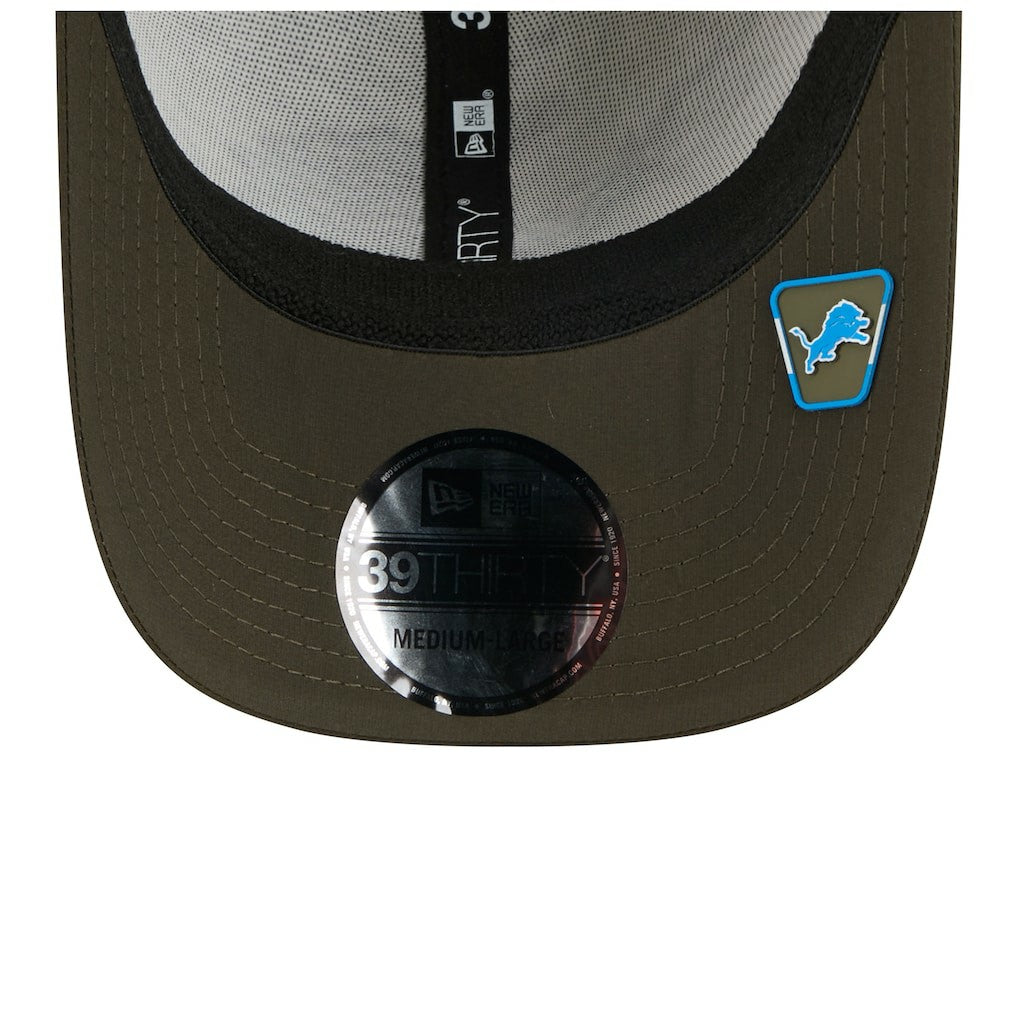 Detroit Lions New Era 2025 Salute to Service 39THIRTY Flex Hat - Camo cheap