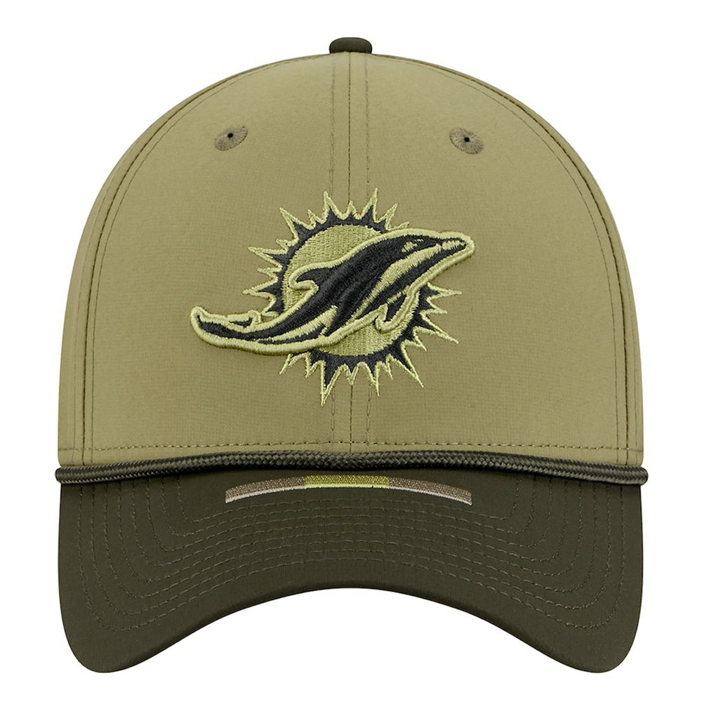 Miami Dolphins New Era 2025 Salute to Service 39THIRTY Flex Hat - Green discount