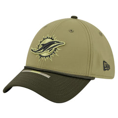 Miami Dolphins New Era 2025 Salute to Service 39THIRTY Flex Hat - Green discount