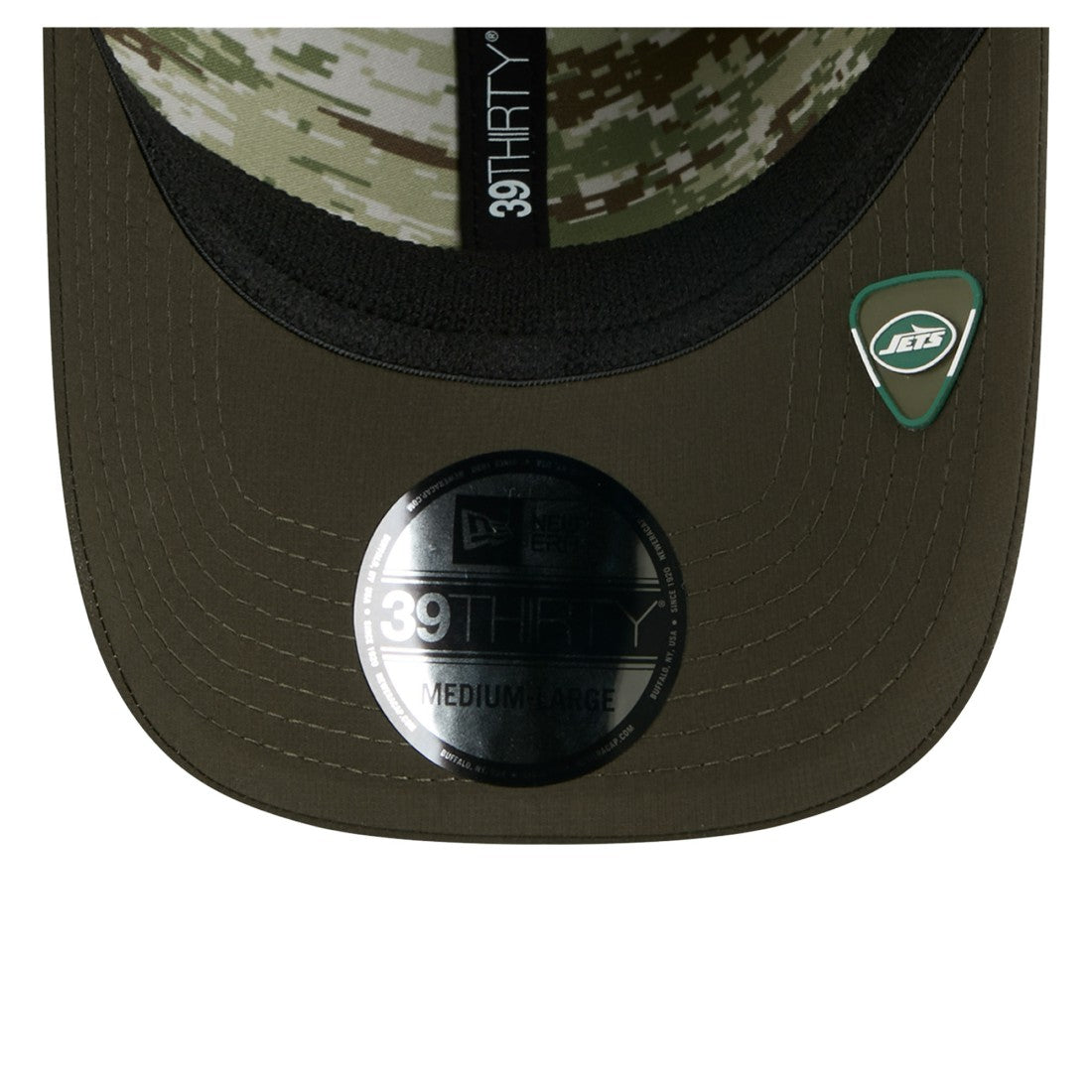 New York Jets New Era 2025 Salute to Service 39THIRTY Flex Hat - Green outlet