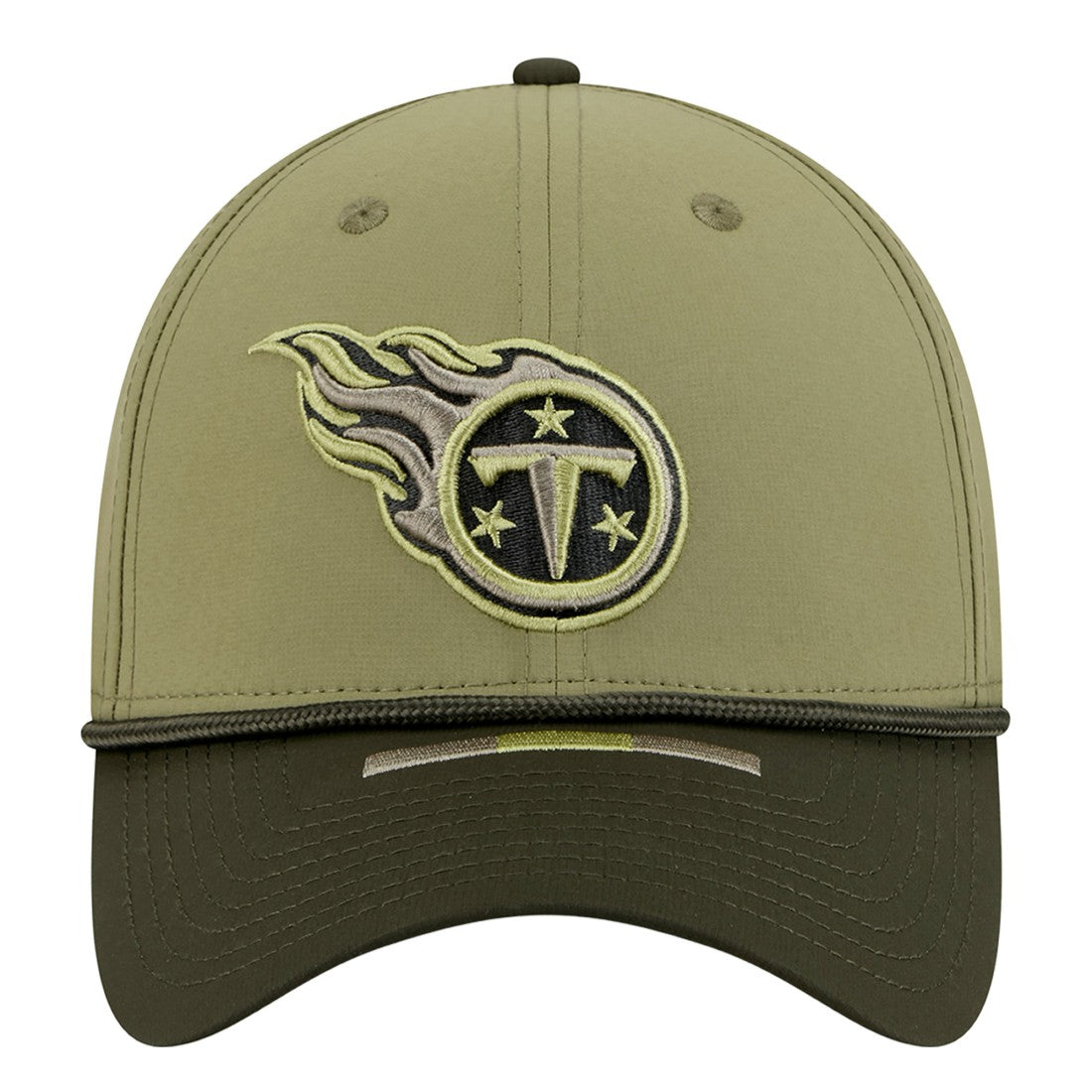 Tennessee Titans New Era 2025 Salute to Service 39THIRTY Flex Hat - Green cheap