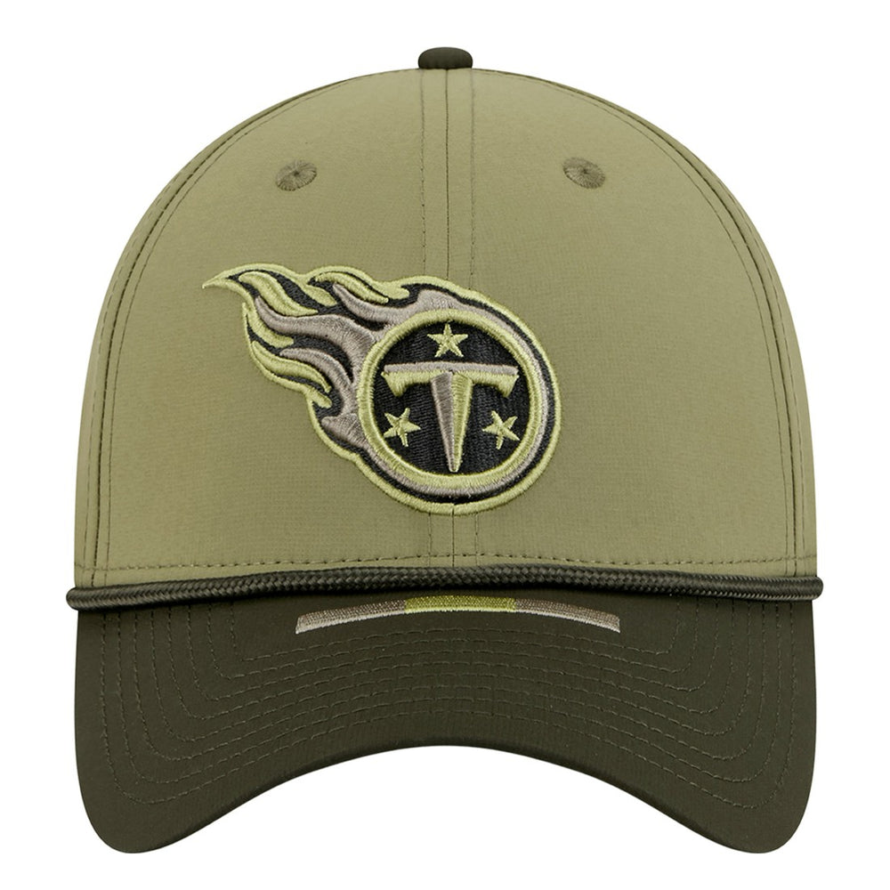 Tennessee Titans New Era 2025 Salute to Service 39THIRTY Flex Hat - Green cheap