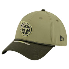 Tennessee Titans New Era 2025 Salute to Service 39THIRTY Flex Hat - Green cheap
