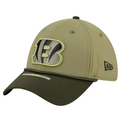 Cincinnati Bengals New Era 2025 Salute to Service 39THIRTY Flex Hat - Green cheap