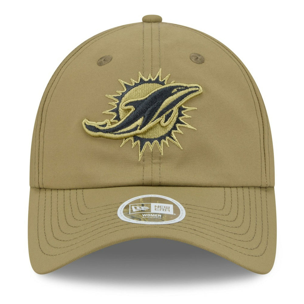 Miami Dolphins New Era Women's 2025 Salute to Service Pony Tail Adjustable Hat - Green online