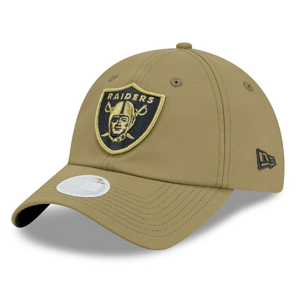 Las Vegas Raiders New Era Women's 2025 Salute to Service Pony Tail Adjustable Hat - Green sale
