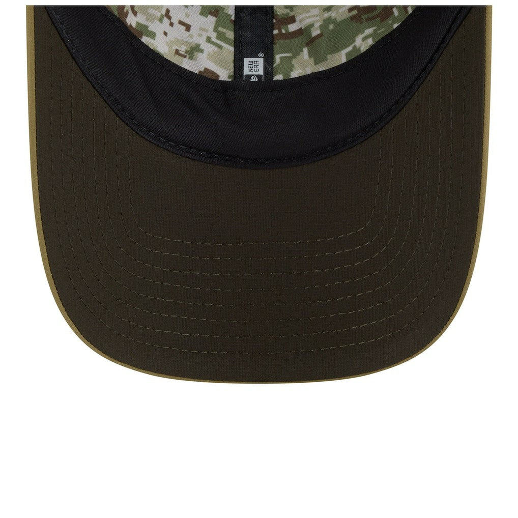 Detroit Lions New Era Women's 2025 Salute to Service Pony Tail Adjustable Hat - Green for sale
