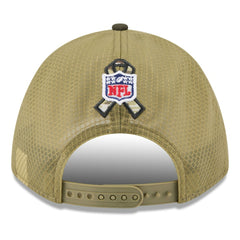 Miami Dolphins New Era Youth 2025 Salute to Service 9FORTY A-Frame Adjustable Hat - Green/Dark Green cheap
