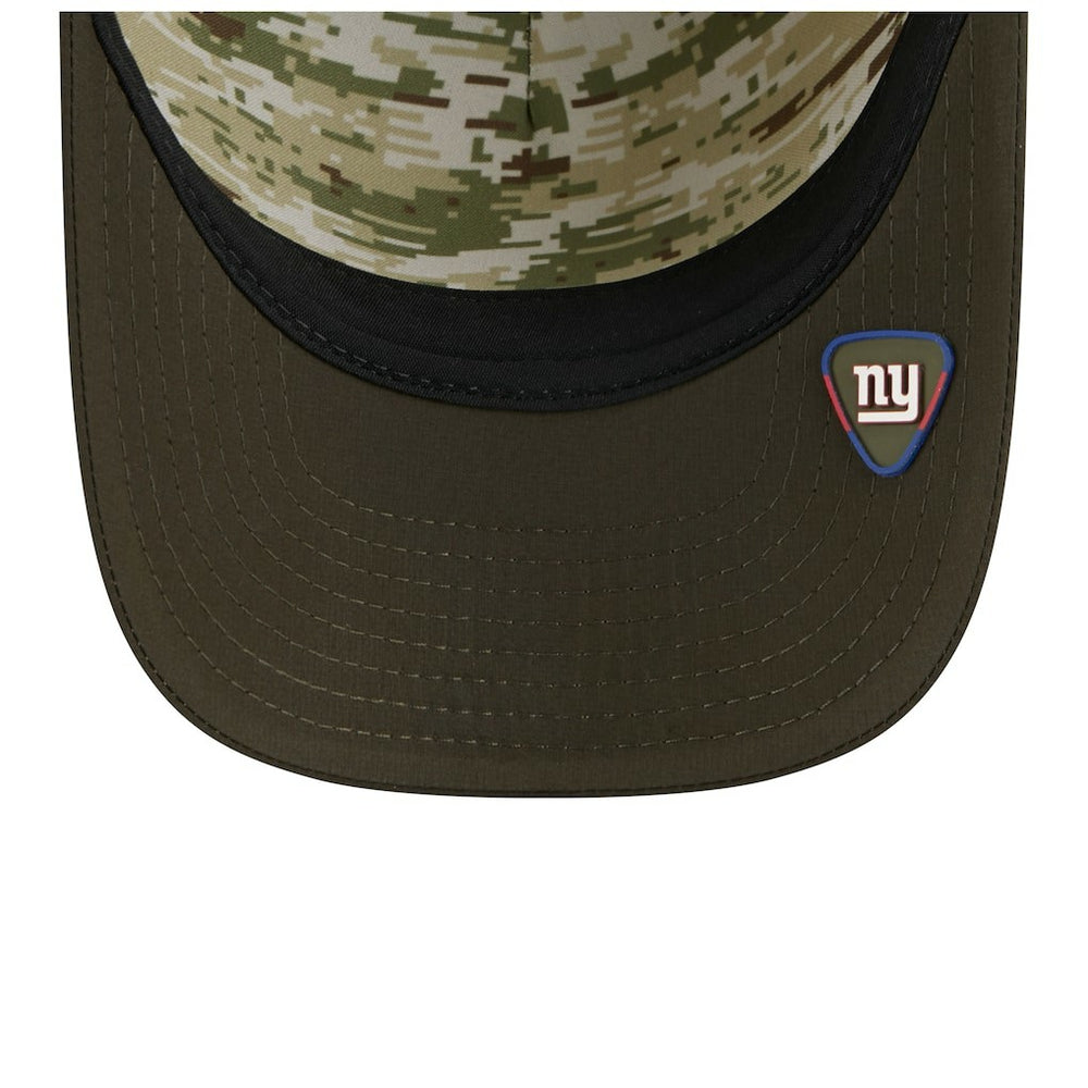 New York Giants New Era Youth 2025 Salute to Service 9FORTY A-Frame Adjustable Hat - Green/Dark Green sale