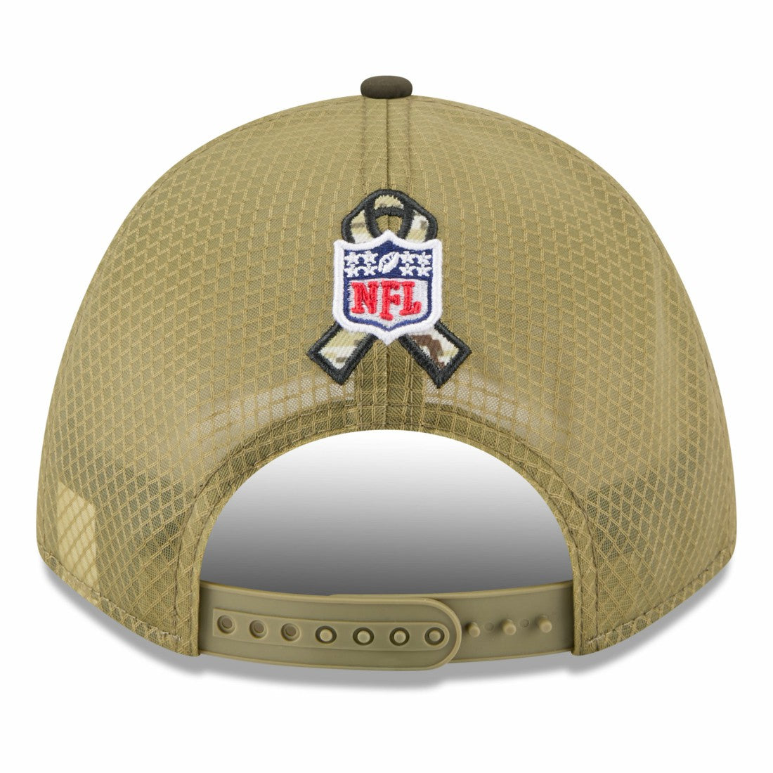 Houston Texans New Era Youth 2025 Salute to Service 9FORTY A-Frame Adjustable Hat - Green/Dark Green outlet