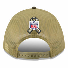 Houston Texans New Era Youth 2025 Salute to Service 9FORTY A-Frame Adjustable Hat - Green/Dark Green outlet