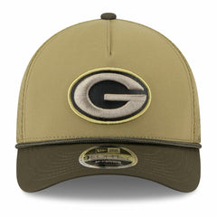 Green Bay Packers New Era Youth 2025 Salute to Service 9FORTY A-Frame Adjustable Hat - Green/Dark Green online